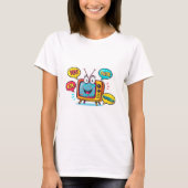 cartoon Vrouwen Tshirt (Voorkant)