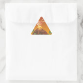 Cartoon vulcano Eruption 2 Sticker (Tas)