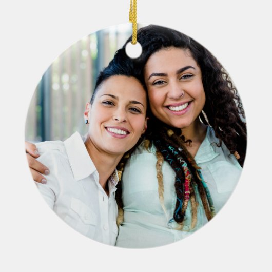 Cartoon Wallaby - Aangepaste foto Keramisch Ornament (Achterkant)