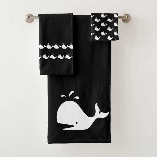 Cartoon Walvis Bad Handdoek (Insitu)