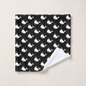 Cartoon Walvis Bad Handdoek (Wasdoekje)