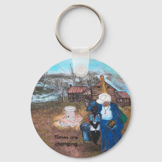 cartoon wang, Times verandert Sleutelhanger