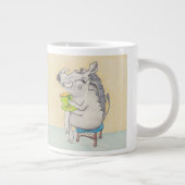 Cartoon Warthog mok. Grote Koffiekop (Rechts)