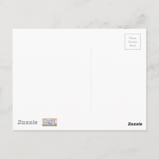 Cartoon wasdroger briefkaart (Achterkant)