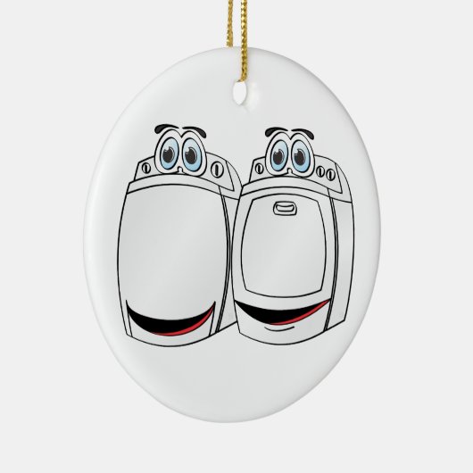 Cartoon wasdroger keramisch ornament (Rechts)