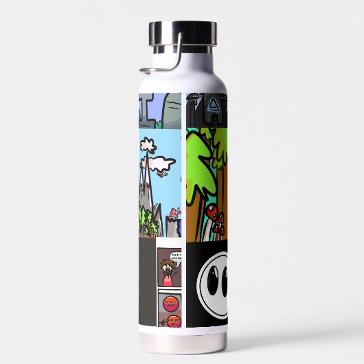 Cartoon Waterfles (Rechts)