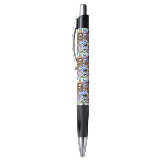 Cartoon Waterverf sleufpatroon Pen (Top (Verticaal))