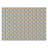 Cartoon Waterverf sleufpatroon Tafelkleed (Voorkant (Horizontaal))