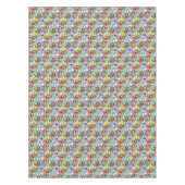 Cartoon Waterverf sleufpatroon Tafelkleed (Voorkant)