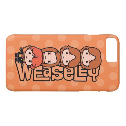 Cartoon Weasley Siblilings Graphic Case-Mate iPhone Case (Achterkant (Horizontaal))