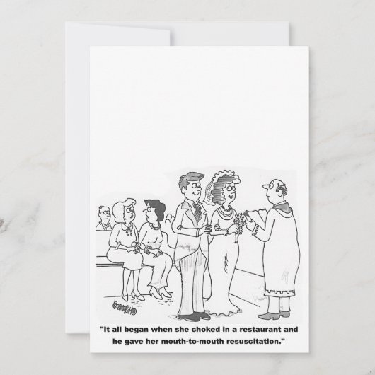 Cartoon Weddenschap Kaart (Voorkant)