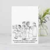 Cartoon Weddenschap Kaart (Staand voorkant)