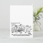  Cartoon Weddenschap Kaart (Staand voorkant)