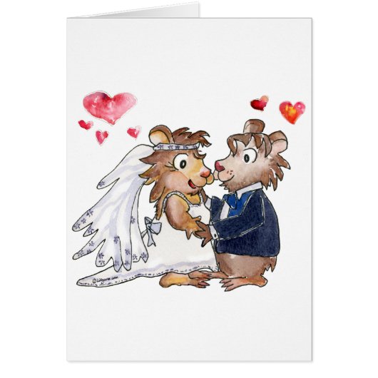 Cartoon Wedding Couple (Voorkant)