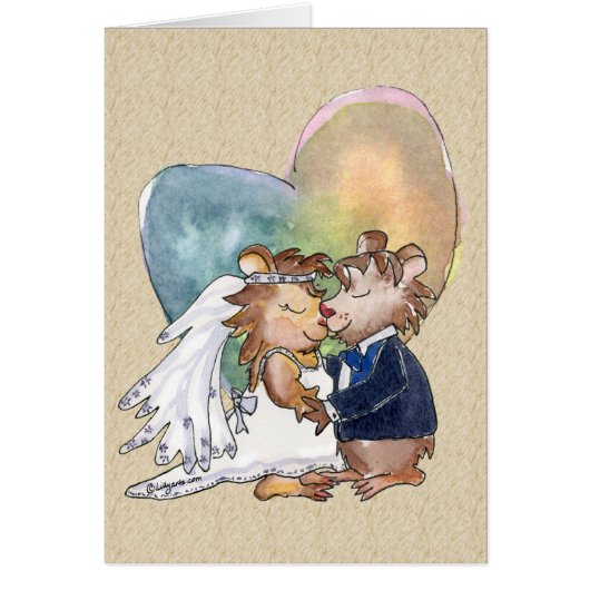 Cartoon Wedding Dance Couple (Voorkant)