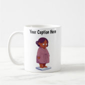  Cartoon weegschaal Koffiemok (Links)