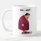  Cartoon weegschaal Koffiemok