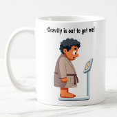  Cartoon weegschaal Koffiemok