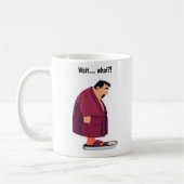  Cartoon weegschaal Koffiemok (Links)