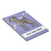 Cartoon Weimaraner Notitieboek (Rechterzijde)