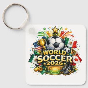 Cartoon Wereld Voetbal 2026 Sleutelhanger