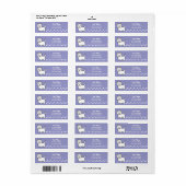 Cartoon West Highland White Terrier Etiket (Full Sheet)
