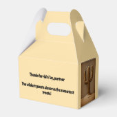 Cartoon Western Ride Tall Cowboy Bedankdoosjes (Achterkant)