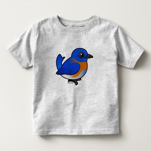 Cartoon Westerne Bluebird Kinder Shirts (Voorkant)