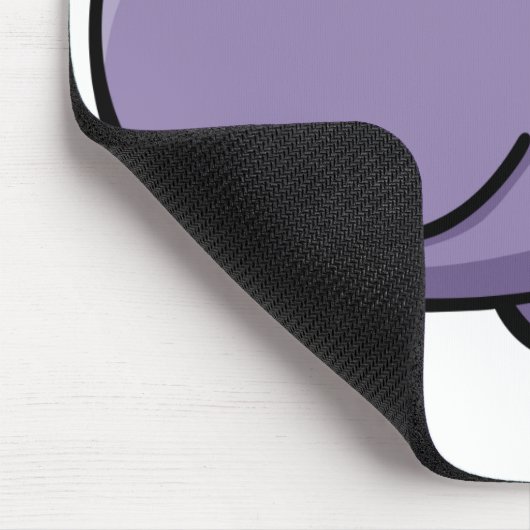 Cartoon Whale Muismat (Hoek)