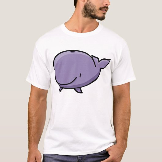 Cartoon Whale T-shirt (Voorkant)