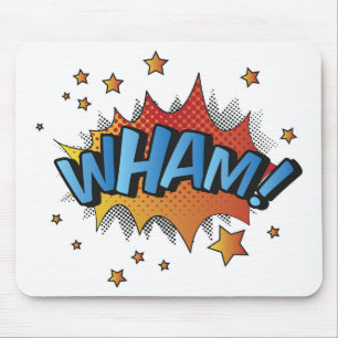 Cartoon Wham Splat Muismat
