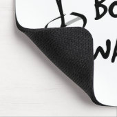 Cartoon wijn bril ik ga beide manieren grappig mak muismat (Hoek)