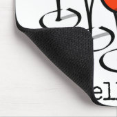 Cartoon wijngaarden en rode Humor Muismat (Hoek)