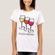 Cartoon wijngaarden Triple Threat Funny Winery