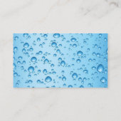 Cartoon Window Squeegee Cleaning Service Guy Visitekaartje (Achterkant)