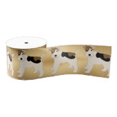Cartoon Wire Fox Terrier Grosgrain Lint (Spoel)