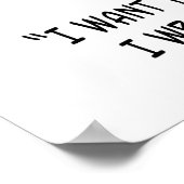 Cartoon wiskunde 6487 poster (Hoek)