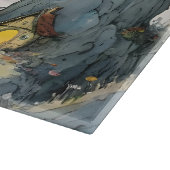Cartoon wizard dreamscape snijplank (Hoek)