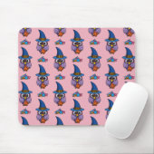 Cartoon Wizard Owl Patroon Muismat (Met muis)