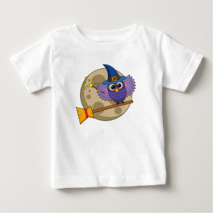Cartoon Wizard Owl vliegen op kamer