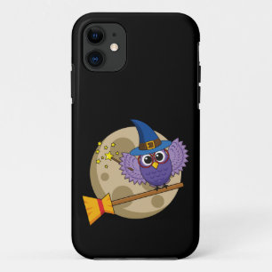 Cartoon Wizard Owl vliegen op kamer Case-Mate iPhone Case