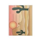 Cartoon woestijn notitieblok (Linkerzijde)