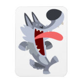 Cartoon Wolf Flexible Magnet Magneet (Verticaal)