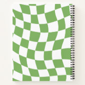 Cartoon Wolf Holding Video Games Controller Aangep Notitieboek (Achterkant)