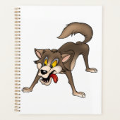 Cartoon Wolf met Goofy Expression Planner (Voorkant)