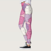 Cartoon wolken, leuke  herhalen. leggings (Links)