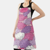 Cartoon wolken, leuke  herhalen. schort (Insitu)