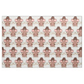Cartoon Wooly Mammoth Stof (Fat Quarter)