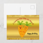 Cartoon wratten met grote ogen en een glimlach om briefkaart (Voorkant / Achterkant)