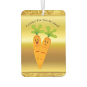 Cartoon wratten met grote ogen en een glimlach om  luchtverfrisser (Achterkant)